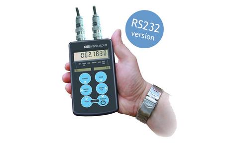 PSD232 Strain Gauge or Load Cell Hand Held Display combines high performance RS232 output with convenience of hand held display