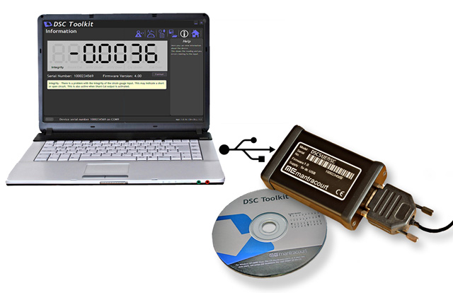 Strain Gauge to USB Converter (DSCUSB)