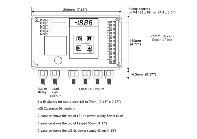 Strain gauge amplifier pcb version can be used in a variety of different ways fitted on a Din rail with or without the ABS bulkhead case