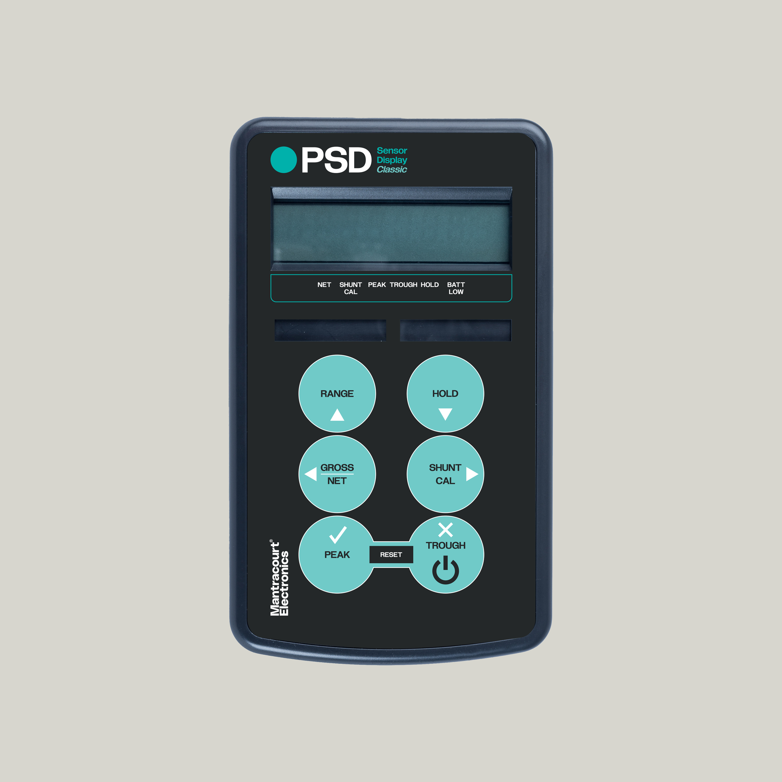 Strain Display Strain Gauge or Load Cell Handheld Display with RS232 Data Port PSD232 ...